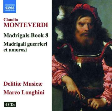NIEUW 4CD Monteverdi: Madrigali Libro 8 / Delitiae Musiciae  beschikbaar voor biedingen