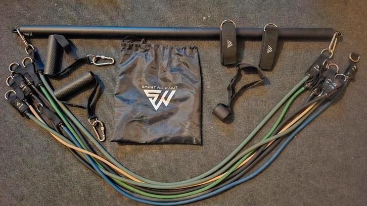 SmartWorkout Weerstandsbanden Set - Zo Goed Als Nieuw!, Sport en Fitness, Fitnessmaterialen, Zo goed als nieuw, Weerstandband