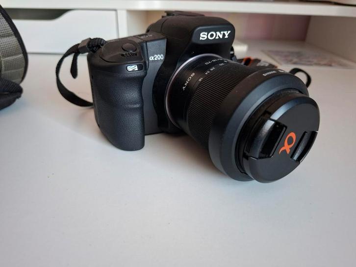 Sony a200 spiegelreflexcamera + 70-300mm lens, Audio, Tv en Foto, Fotocamera's Digitaal, Gebruikt, Spiegelreflex, Sony, Minder dan 4 keer
