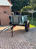 Oude houten klapkar voor achter een tractor, Ophalen of Verzenden, Gebruikt