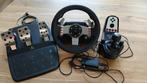 Logitech G27 Racing Wheel + Pedalen & H-shifter, Computers en Software, Joysticks, Ophalen, Zo goed als nieuw, Logitech