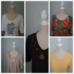 4x Gerry Weber t-shirt en Witteveen maat 48, Maat 46/48 (XL) of groter, Ophalen of Verzenden, Korte mouw, Gedragen