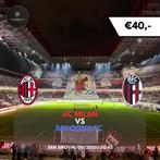 Tickets AC Milan - Bologna FC, Losse kaart, September, Buitenland