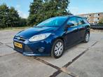 Ford Focus 1.0 Ecoboost 74KW Wagon 2013 Blauw, Blauw, 100 pk, Origineel Nederlands, Handgeschakeld