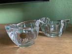 Set van 2 stuks Amalfi waxinelichthouders- 24% loodkristal, Antiek en Kunst, Ophalen of Verzenden