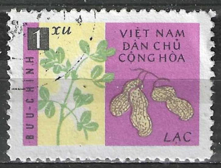 Noord-Vietnam 1962 - Yvert 294 - Eetbare planten (ST), Postzegels en Munten, Postzegels | Azië, Zuidoost-Azië, Verzenden