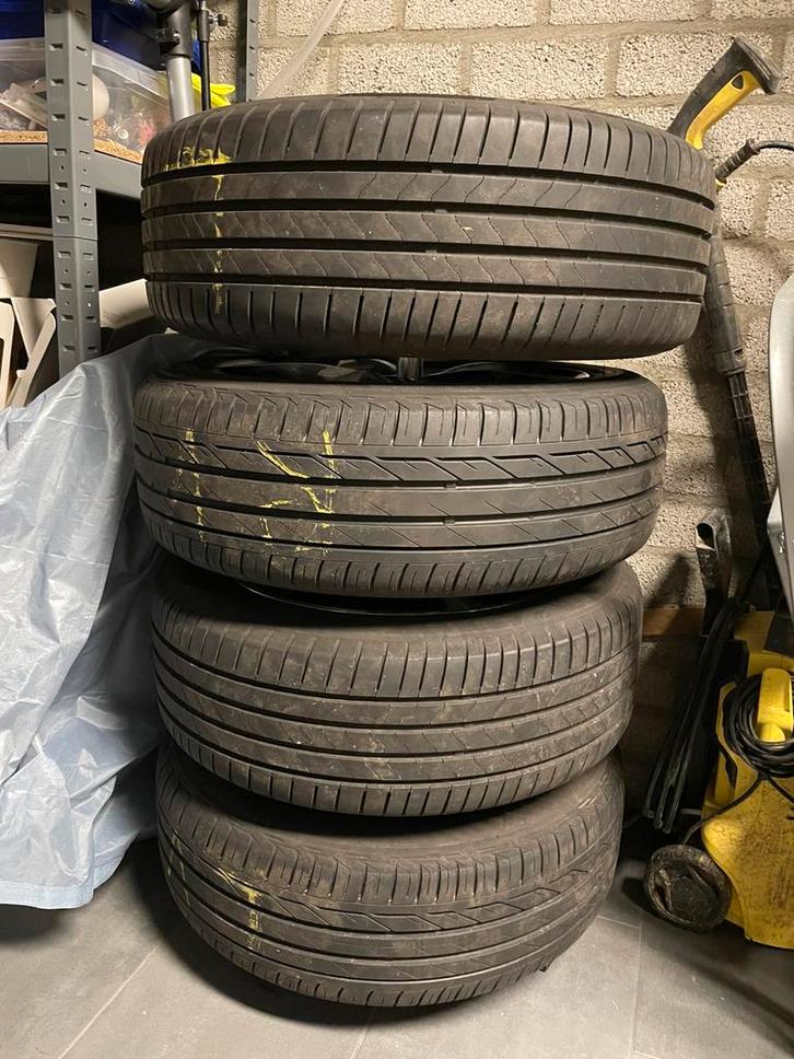 Zomerbanden met velg Renault Scenic, Auto-onderdelen, Banden en Velgen, Banden en Velgen, Zomerbanden, 17 inch, 205 mm, Personenwagen