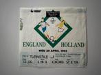 Ticket Engeland-Nederland 1993, Ophalen of Verzenden, Zo goed als nieuw, Buitenlandse clubs, Overige typen