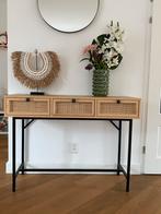 Webbing sidetable haltafel wandtafel dressoir., Huis en Inrichting, Ophalen, Metaal, 100 tot 150 cm, Zo goed als nieuw