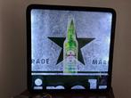 Heineken led lichtbak 40x40x6 cm, Ophalen of Verzenden, Zo goed als nieuw, Reclamebord, Plaat of Schild, Heineken