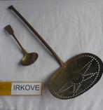 KOPER * FRAAIE SPAAN ZEEF * Twee Stuks *, Antiek en Kunst, Antiek | Koper en Brons, Verzenden, Koper