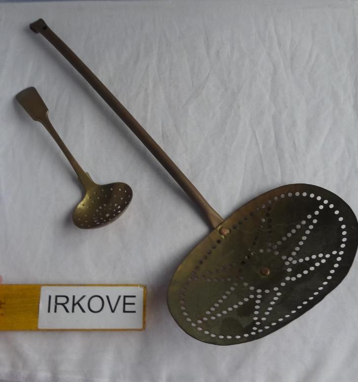 KOPER * FRAAIE SPAAN ZEEF * Twee Stuks *, Antiek en Kunst, Antiek | Koper en Brons, Koper, Verzenden