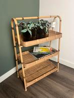 Clayre en Eef rek – Rotan/Metaal – Bruin, Huis en Inrichting, Woonaccessoires | Etagères, Ophalen of Verzenden, Nieuw