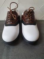 Wit, zwart, bruine leren golfschoenen 38. X-ion. Leer., Sport en Fitness, Golf, Ophalen of Verzenden, Nieuw, Schoenen, Overige merken