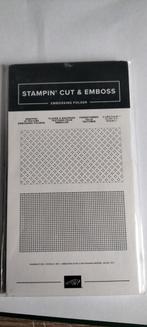 Stampin'Up embossing folder, Ophalen of Verzenden, Zo goed als nieuw