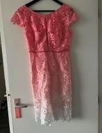 Guess kanten jurk koraal/wit, maat L, Kleding | Dames, Jurken, Overige kleuren, Maat 42/44 (L), Nieuw, Ophalen of Verzenden