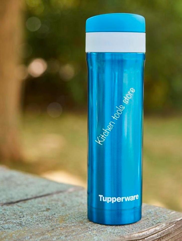 tupperware iso go drink isoleer beker 430 ml thermoskan, Huis en Inrichting, Keuken | Tupperware, Nieuw, Ophalen of Verzenden