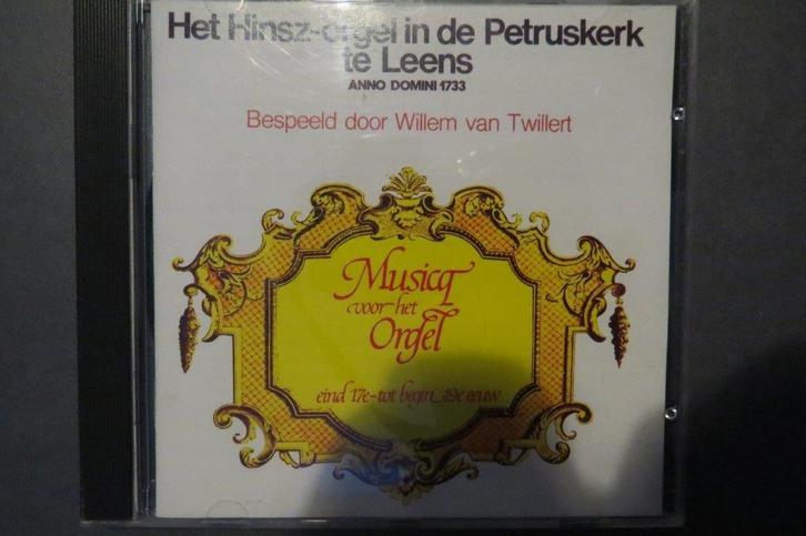 Cd: Willem van Twillert, Het Hinsz-orgel Petruskerk te Leens, Cd's en Dvd's, Cd's | Klassiek, Zo goed als nieuw, Kamermuziek, Classicisme