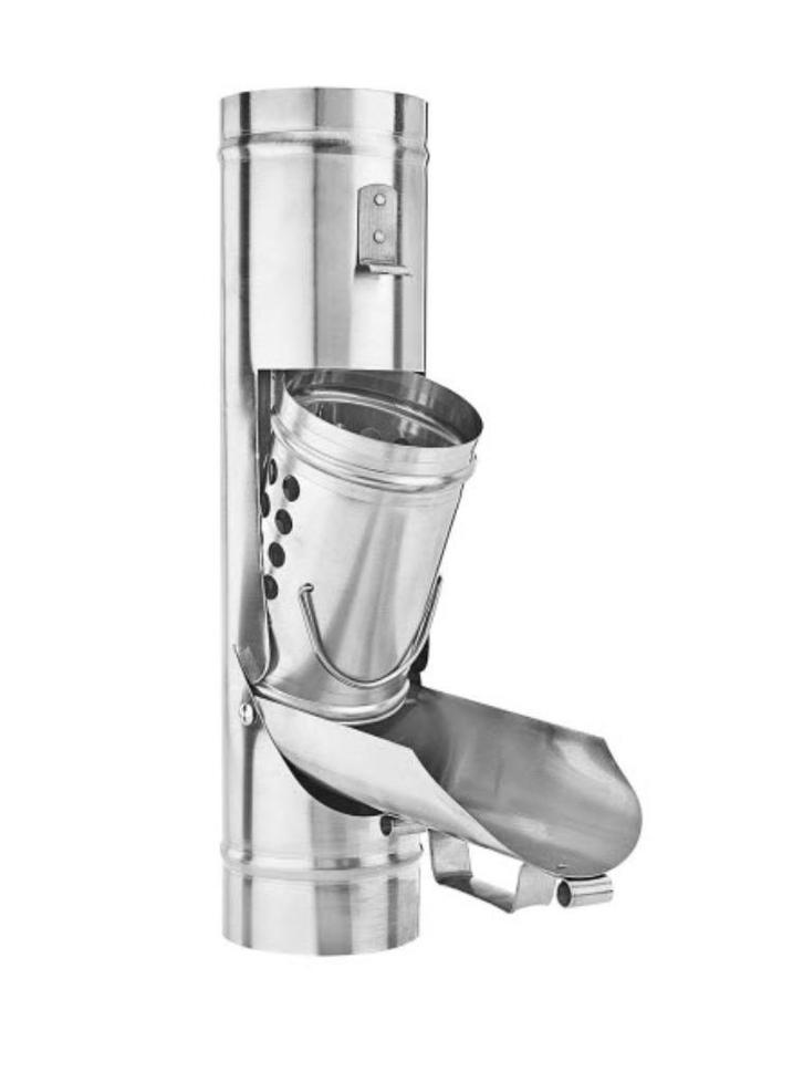 Zinken Bladvanger “deluxe” VANKOPERTOTZINK, Doe-het-zelf en Verbouw, Buizen en Afvoer, Gebruikt, Afvoer, Zink, 60 tot 80 mm, Ophalen of Verzenden