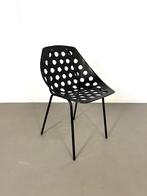 Vintage Coquillage-stoel ,Pierre Guariche ,Meurop België, Ophalen of Verzenden, Gebruikt, Grijs, Eén