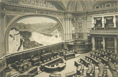 (701-481-035) Bern Nationalratsaal, Verzamelen, Ansichtkaarten | Buitenland, Overig Europa, Verzenden