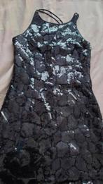 Cocktails jurk, Kleding | Dames, Ophalen of Verzenden, Zo goed als nieuw, Zwart, Onder de knie