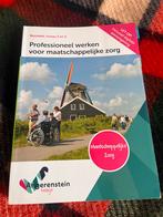 Professioneel werken maatschappelijke zorg MBO 3/4, Ophalen of Verzenden, Gamma, Zo goed als nieuw, MBO