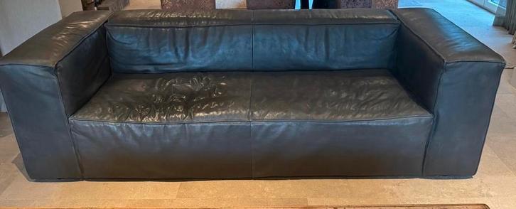 Leren 3-zits bank Het Anker - Sofa Summer, Huis en Inrichting, Banken | Bankstellen, Gebruikt, Rechte bank, Driepersoons, 200 tot 250 cm