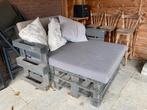 Pallet Loungebank Loveseat, Huis en Inrichting, Banken | Sofa's en Chaises Longues, Ophalen, Gebruikt, 150 tot 200 cm, Tweepersoons