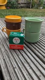 Vintage filter koffie kopjes. Jaren 50/60, Ophalen, Gebruikt, Overige stijlen, Kop(pen) en/of Schotel(s)
