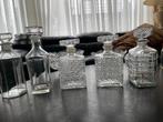 Karaf verschillende soorten - water / drankjes/ whisky, Antiek en Kunst, Antiek | Glas en Kristal, Ophalen of Verzenden