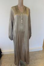 Hip & Go goudkleurige satijnen jurk one size, Maat 38/40 (M), ., Beige, Hip & Go