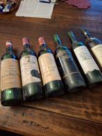 6 flessen wijn vanaf 1971 divers, zie foto's/omschrijving, Frankrijk, Ophalen of Verzenden, Zo goed als nieuw, Rode wijn
