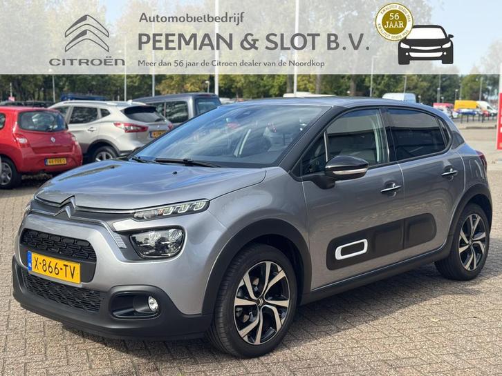 Citroën C3 110pk Max Automaat|Navigatie|1.478KM! Nieuwprijs, Auto's, Citroën, Bedrijf, Te koop, C3, ABS, Achteruitrijcamera, Airbags