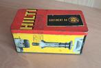 Oud blik HILTI, Verzamelen, Merken en Reclamevoorwerpen, Ophalen of Verzenden, Gebruikt, Verpakking