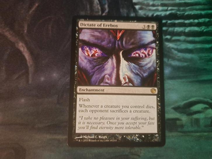 Dictate of Erebos, Hobby en Vrije tijd, Verzamelkaartspellen | Magic the Gathering, Zo goed als nieuw, Ophalen of Verzenden