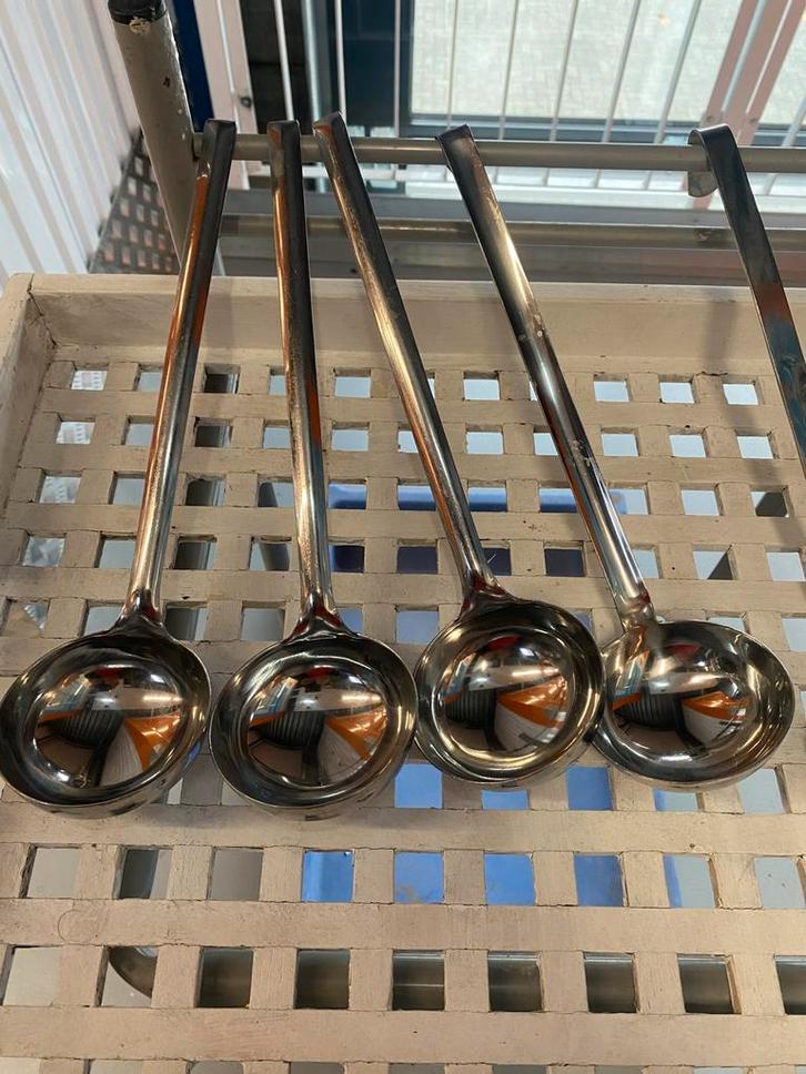 Diverse RVS Pollepels - Keukenbenodigdheden, Huis en Inrichting, Keuken | Keukenbenodigdheden, Gebruikt, Ophalen of Verzenden