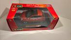 Fiat 500 oranje bburago 1.24, Hobby en Vrije tijd, Modelauto's | 1:24, Ophalen of Verzenden, Bburago, A, A