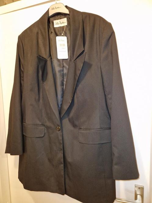 Donkerblauwe langere blazer maat 50, Kleding | Dames, Jasjes, Kostuums en Pakken, Nieuw, Maat 46/48 (XL) of groter, Blauw, Ophalen of Verzenden