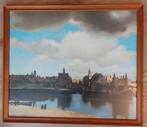 Zicht op Delft van Vermeer. Reproductie in originele grootte, Antiek en Kunst, Ophalen of Verzenden