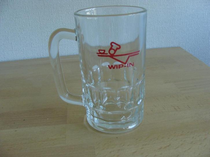 Bierpul WIP-IN  - 1 exemplaar aanwezig, Verzamelen, Biermerken, Nieuw, Glas of Glazen, Overige merken, Ophalen of Verzenden
