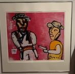 Herman Brood hand gesigneerd en professioneel ingelijst., Antiek en Kunst, Ophalen