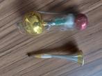 2 x  Vintage jaren 60  kersthangers kerstballen, Ophalen of Verzenden, Gebruikt