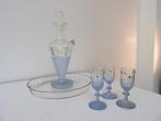 Art Deco/Art Nouveau Likeurset Vieux Chenee/Liege, Antiek en Kunst, Antiek | Glas en Kristal, Ophalen of Verzenden