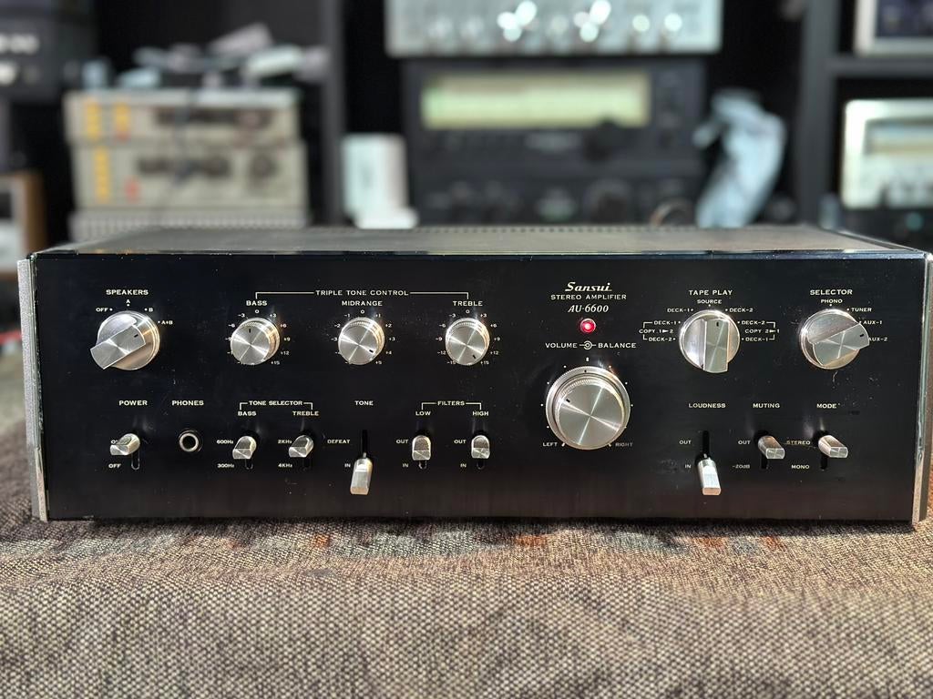 Sansui AU-6600 Vintage Stereo Versterker., Audio, Tv en Foto, Stereo-sets, Gebruikt, Overige merken, Ophalen of Verzenden