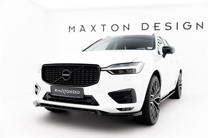 Maxton Design Volvo XC60 MK2 R Design SPlitter SpoilerV2, Auto diversen, Tuning en Styling, Verzenden
