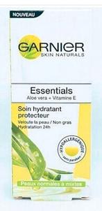 Garnier Essentials Aloë Vera + Haverextract non-stop vochtin, Ophalen of Verzenden, Nieuw, Gehele gezicht, Verzorging
