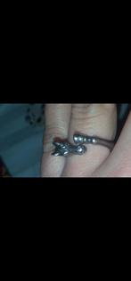 Zilveren Ring - Paardenhoofd, Gebruikt, Ophalen of Verzenden, Dame of Heer, Zilver