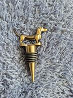 Teckel wijnfles stopper, Verzamelen, Verzenden, Nieuw, Hond of Kat, Beeldje of Figuurtje