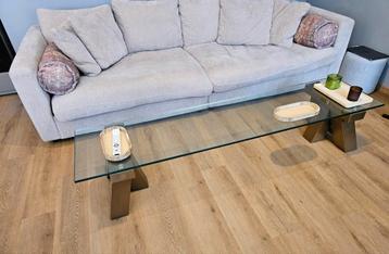 Glazen Salontafel 240x50cm - Hoorn beschikbaar voor biedingen